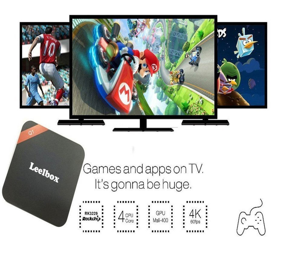 2016 hotting 4K tv box Leelbox Q1 android tv box 16.0 kodi full loaded smart internet iptv box Quad-core Cortex... N3