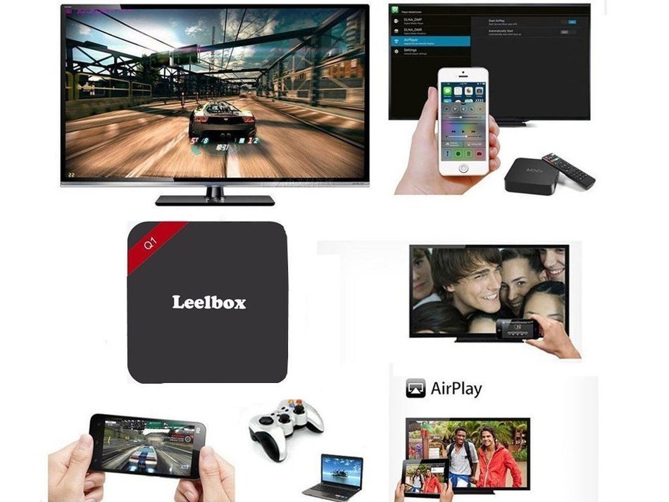 2016 hotting 4K tv box Leelbox Q1 android tv box 16.0 kodi full loaded smart internet iptv box Quad-core Cortex... N8