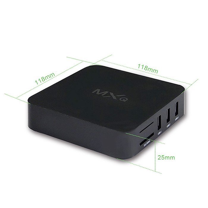 MXQ TV BOX Android 4.4 Amlogic S805 Quad Core 1G/8GB Kodi (15.2) Fully Loaded Wifi, 1080P, 4k Streaming Media... N8