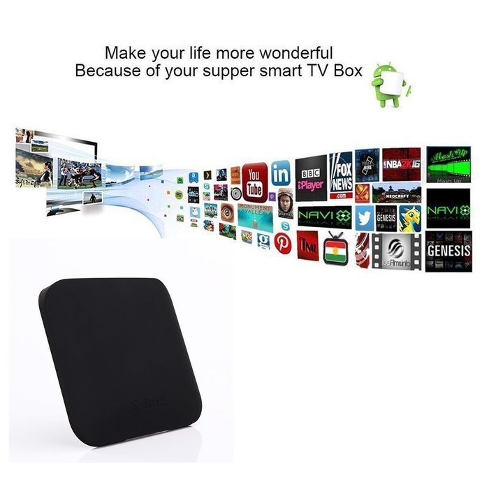 Smart TV BOX Topsion 4K Improved Version Mini PC Streaming Media Player S905 Quad Core MXG Pro 2GB RAM/16GB ROM... N23