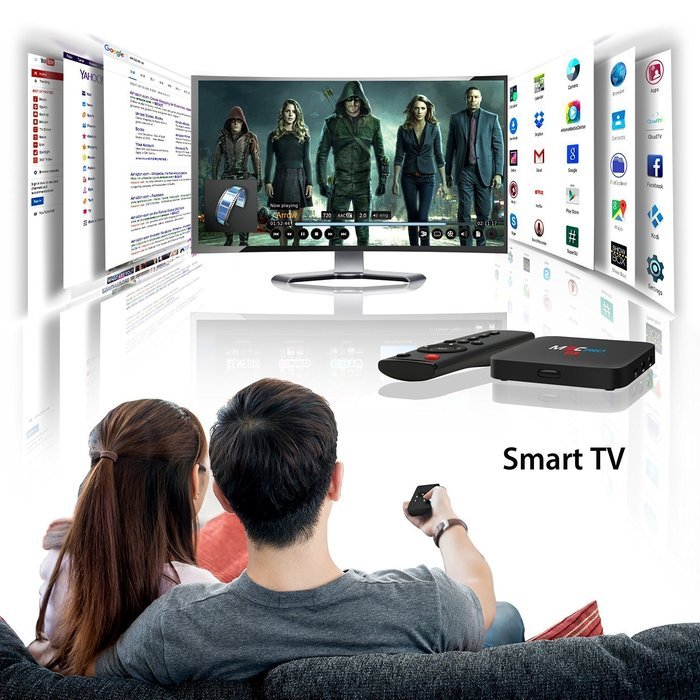 QacQoc M9C Pro Android 6.0 Tv Box 4K New Amlogic S905X Chipset-Quad Core [1G/8G] Kodi 16.1 Fully Loaded Ultra-Fast... N5