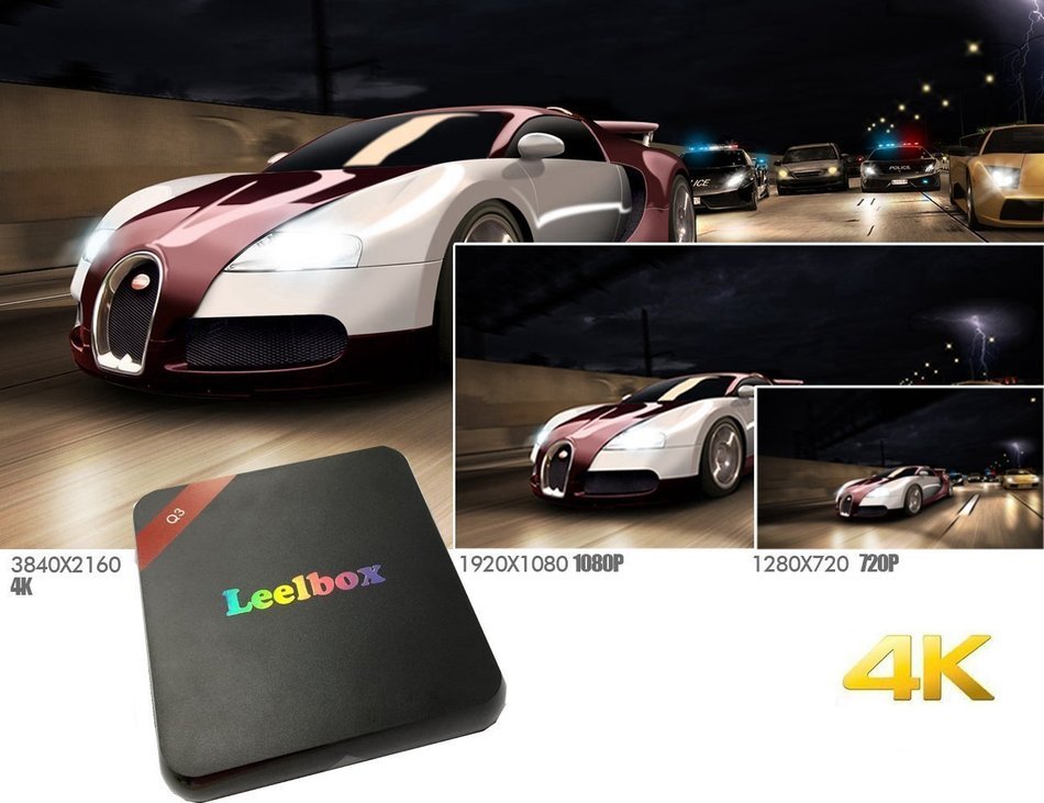 Leelbox Q3 2GB / 16GB, 5G / 2.4G Dual WiFi Bluetooth 4.0 Amlogic S812 Android TV Box with Android 5.1 and 1000M... N5