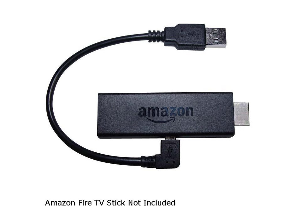 ChargedByTV USB 6" power cable for Streaming Media Devices like Chromecast and Roku N4