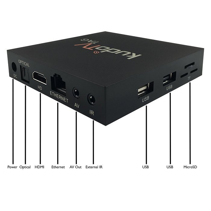 KudoTV TAG Android 6.0 Fully Loaded Kodi / XBMC TV BOX - Unlocked Watch Anything - S905X 2G/16G/4K OTA Updater N3