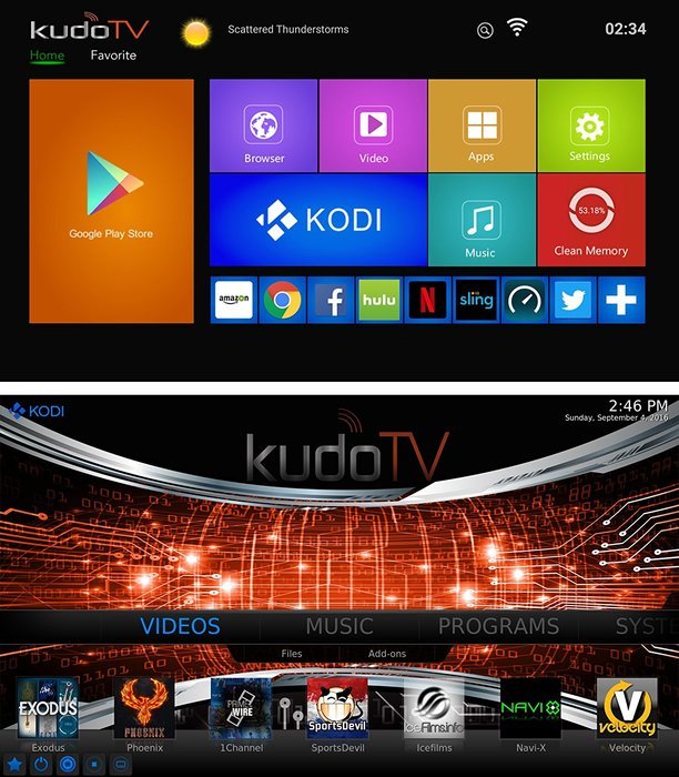 KudoTV TAG Android 6.0 Fully Loaded Kodi / XBMC TV BOX - Unlocked Watch Anything - S905X 2G/16G/4K OTA Updater N4