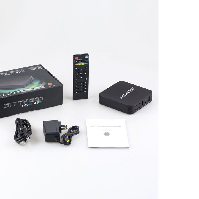 Easytone Android 4.4 Smart TV Box Free Movie with Remote Control Kodi Xbmc Preinstalled Add-ons 4X CPU S805 Quad... N6