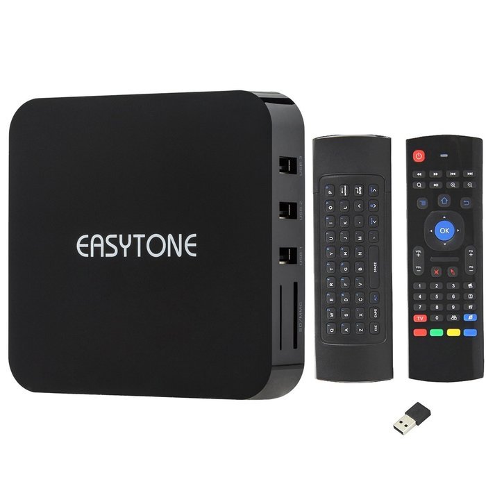 Easytone Android 4.4 Smart TV Box Free Movie with Remote Control Kodi Xbmc Preinstalled Add-ons 4X CPU S805 Quad... N9