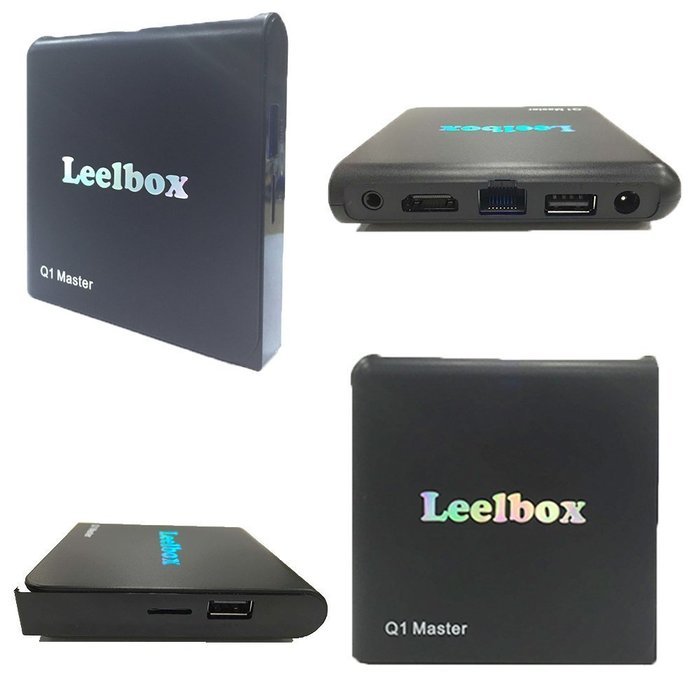 (2017 Leelbox Q1 Master Android TV Box Android 6.0 S905X Quad-core Cortex-A53 1GB RAM/8GB ROM Kodi 16.1 WIFI 2.4... N7