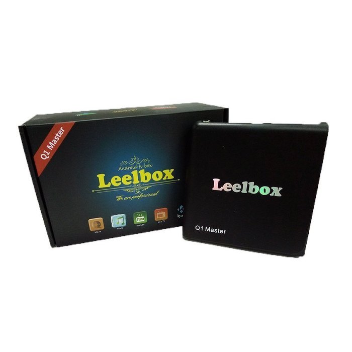 (2017 Leelbox Q1 Master Android TV Box Android 6.0 S905X Quad-core Cortex-A53 1GB RAM/8GB ROM Kodi 16.1 WIFI 2.4... N8