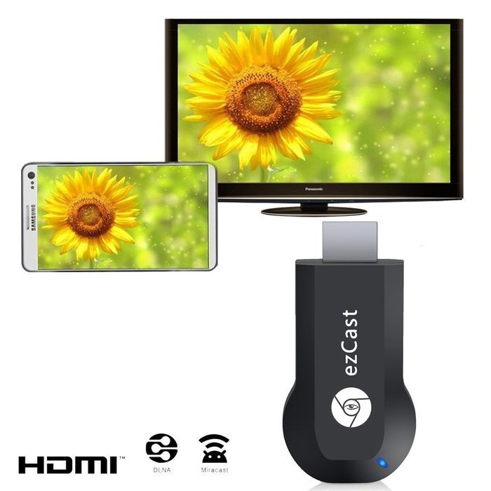 J-Deal EZCast M2 Universal WiFi Display Adapter, Black