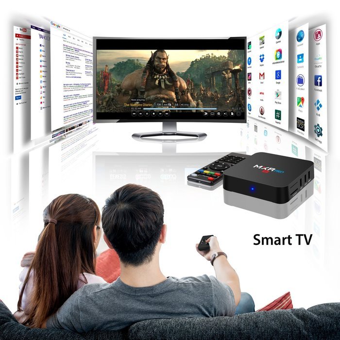 QacQoc MXR Pro 4K Android 5.1 [2G/8G] RK3229 Quad-core Kodi 16.0 2.4G WIFI 10/100M LAN 5-Core GPU Miracast 4K/... N4