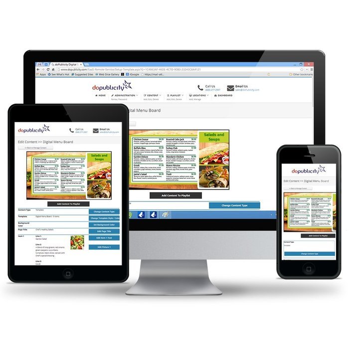 Digital Signage Player, Software and over 1,000 Templates for displaying Restaurant Menu Boards, Advertising,... N4