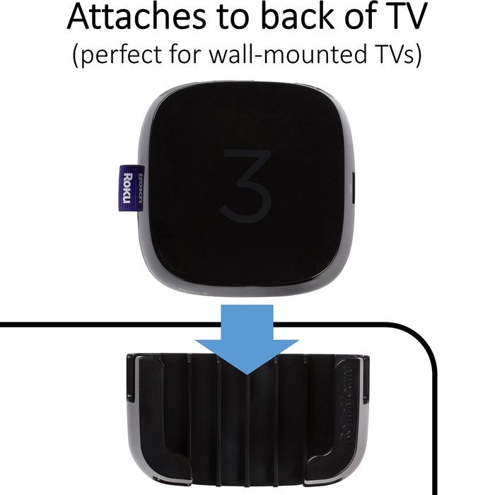 ReliaMount Roku Mount (Compatible with Roku 3, Roku 2, Roku 1, and Roku LT) N2