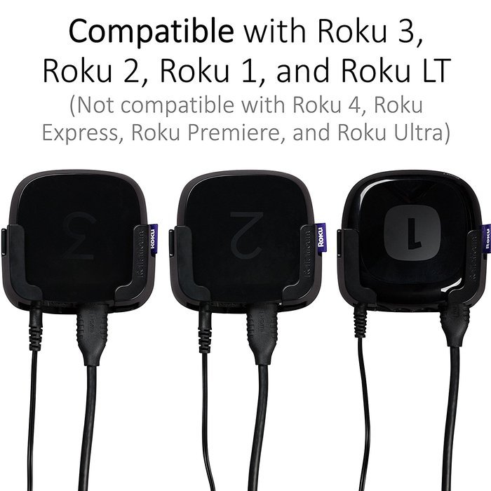ReliaMount Roku Mount (Compatible with Roku 3, Roku 2, Roku 1, and Roku LT) N3