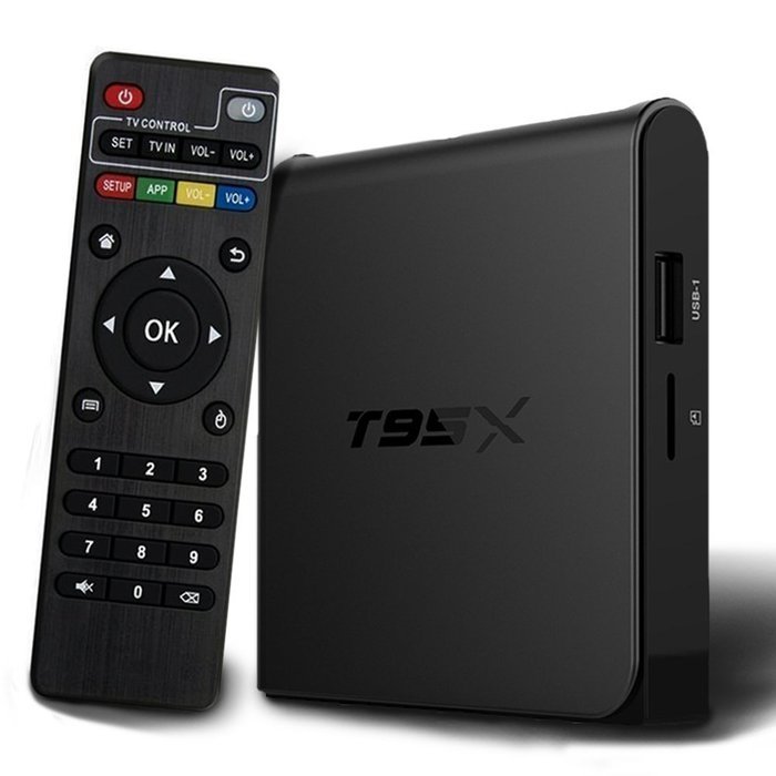 Miroha T95X Android 6.0 TV Box 2GB Ram / 8GB eMMC Flash Android 6.0 MarshMallow Amlogic S905X Quad-Core Cortex-A53...