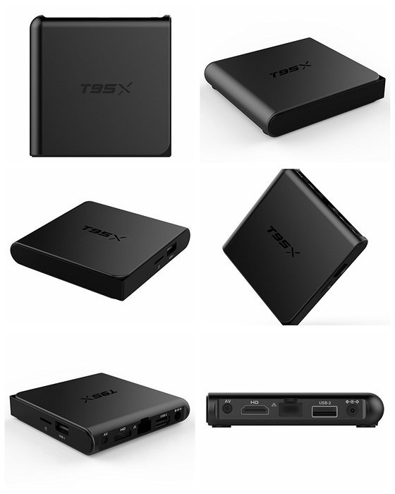 Miroha T95X Android 6.0 TV Box 2GB Ram / 8GB eMMC Flash Android 6.0 MarshMallow Amlogic S905X Quad-Core Cortex-A53... N2