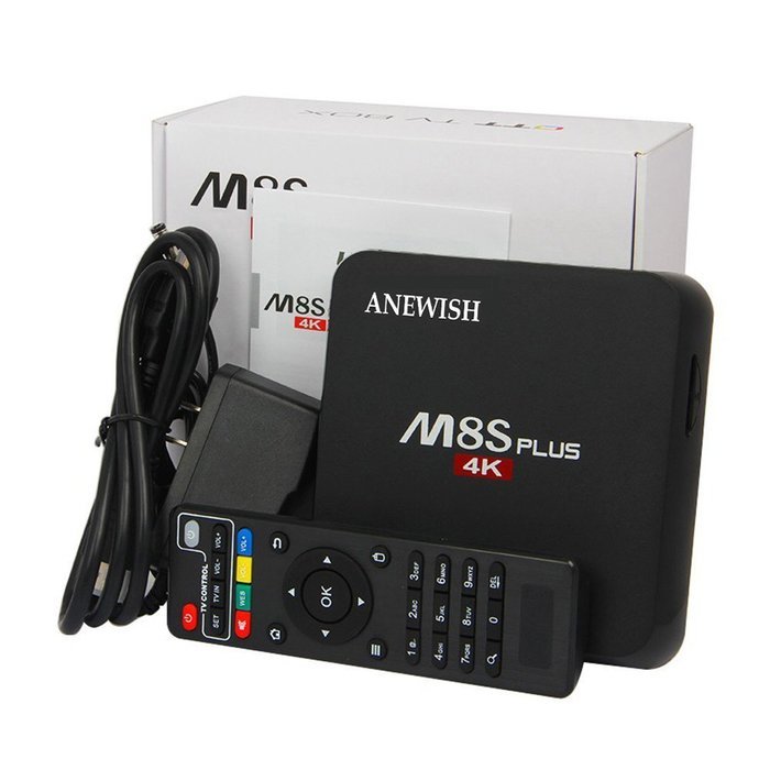 ANEWISH Kodi Box, Android 6.0 Tv Box Streaming Media Player Amlogic S912 Octa Core 2G/32G 4K 1000M Ethernet, Fully... N15