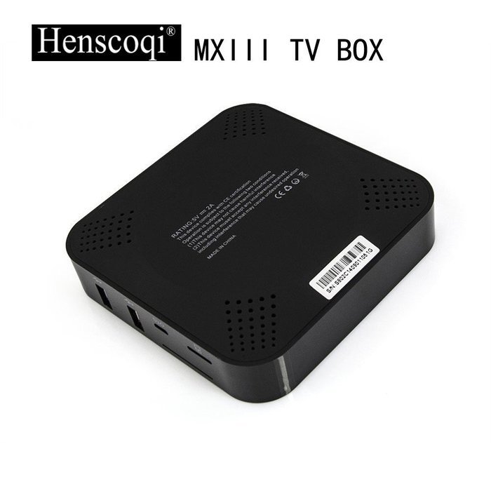 Henscoqi MXIII MX3 Quad Core Amlogic S802 2G/8G Smart HTPC TV Box Support 3D-HD 4K Android 4.4.2 Miracast DLNA... N3