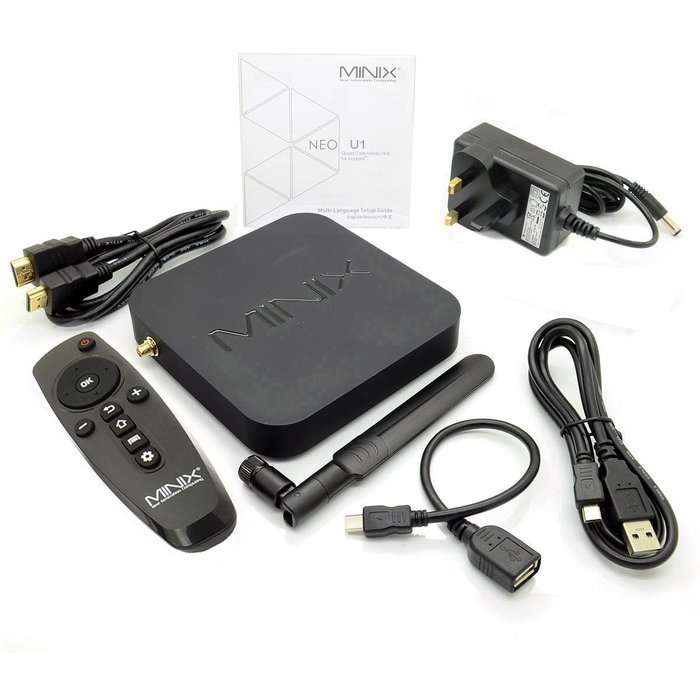 MINIX 2016 Latest NEO U1 Android 64-Bit Super HD 4K TV Box Streaming Media Players with I8 Wireless Mouse Remote... N22