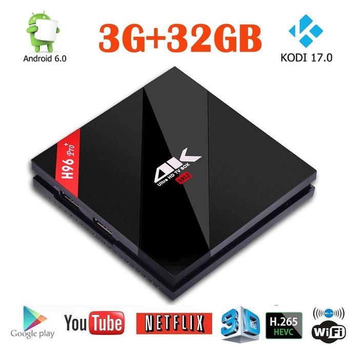 EstgoSZ 2017 Amlogic S912 Octa-core [3G DDR3/32G eMMC] Android 6.0 Marshmallow 4K TV Box with Dual Band 2.4G/5G...