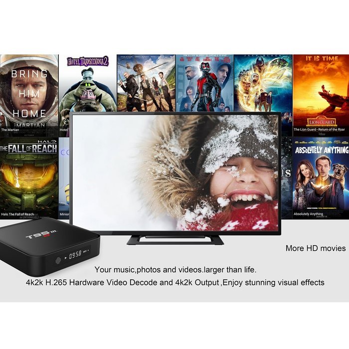 Greatever 2016 Newest KIII Amlogic S905 Android 5.1 TV Box Quad-Core 2G/16G K3 PC 2.4/5G Dual WiFi XBMC UHD 4K... N14