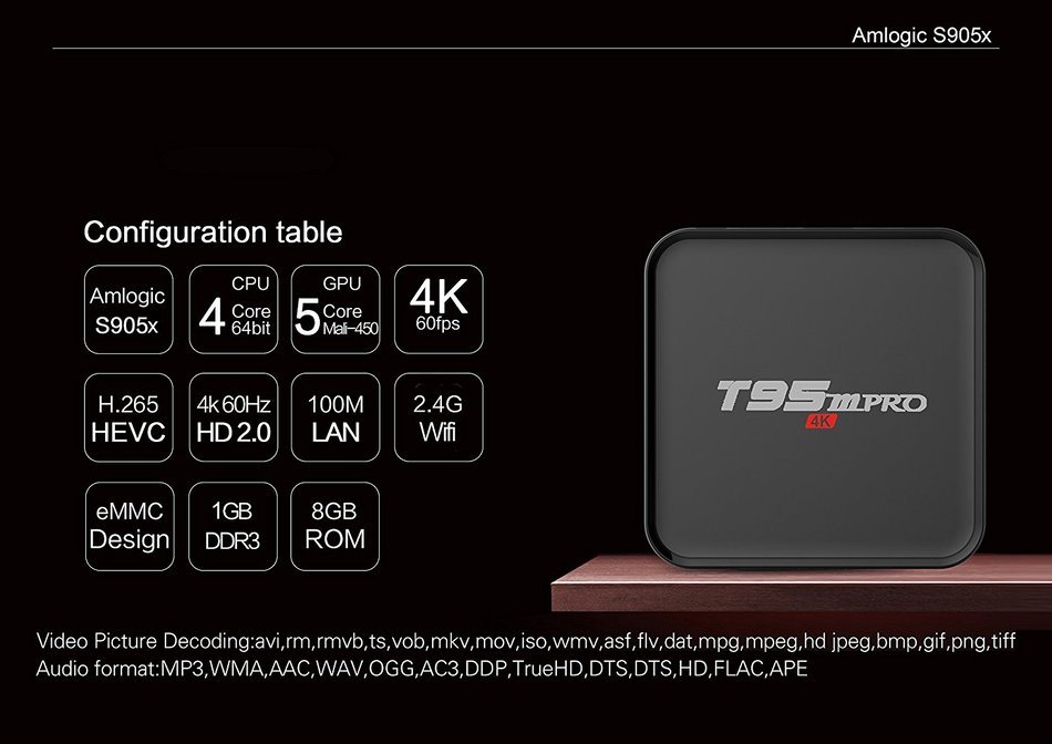 Greatever 2016 Newest KIII Amlogic S905 Android 5.1 TV Box Quad-Core 2G/16G K3 PC 2.4/5G Dual WiFi XBMC UHD 4K... N16