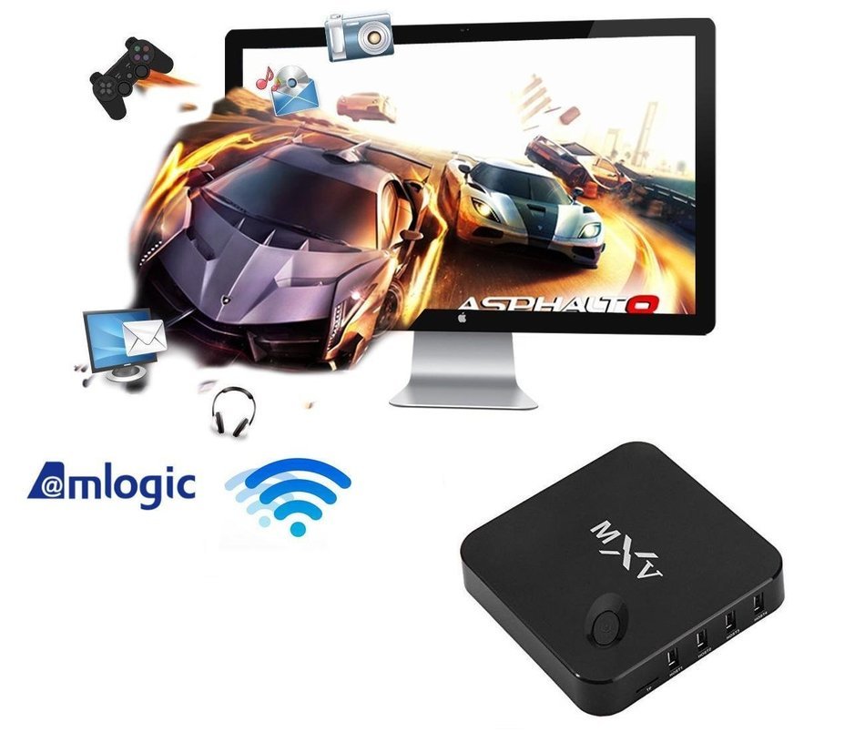 [2016 Latest TV Box ] Bros Unite MXV Set Top TV Box Preinstalled with Full Loaded Kodi 15.2 and Cloud Tv Amlogic... N2