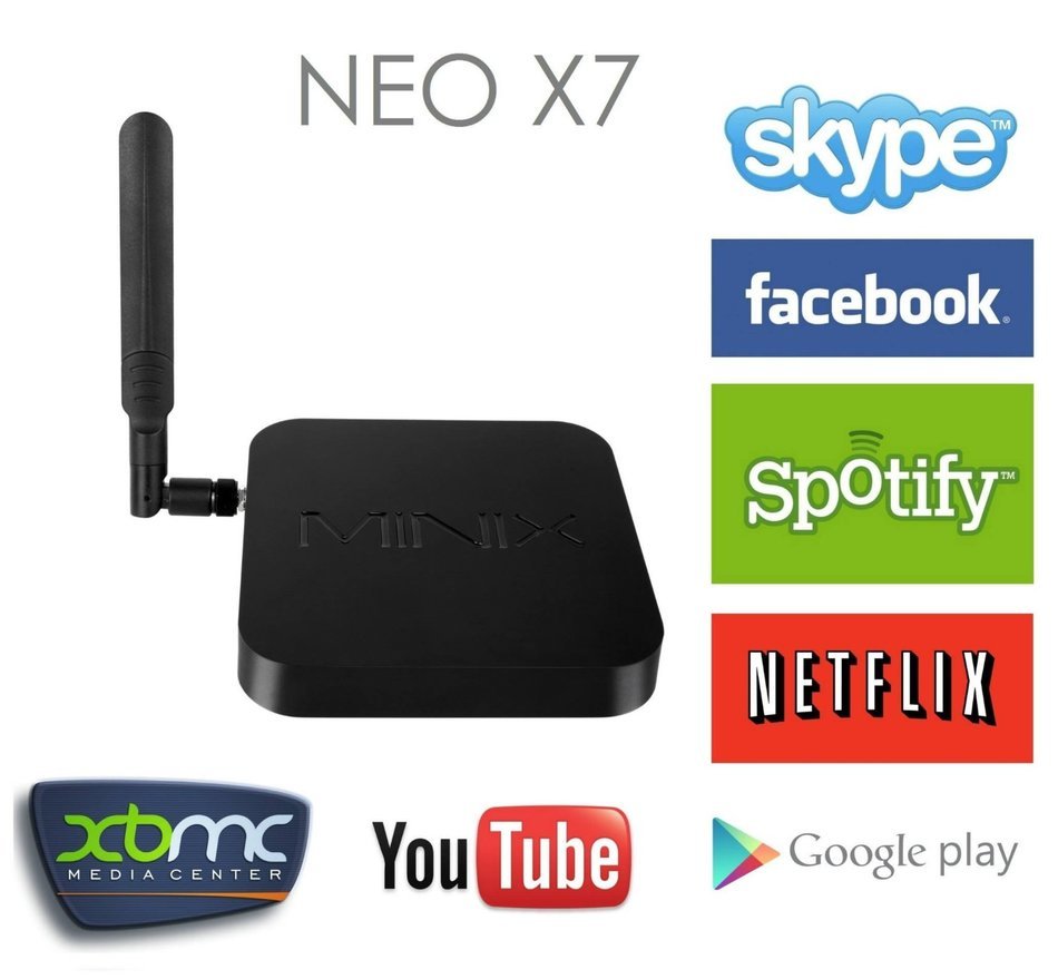 Minix NEO X7 Streaming Media Player (Black)
