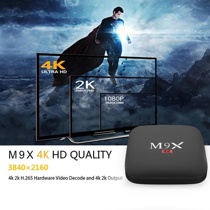 Kekilo M9X M1 Pro Kodi 16.1 Pre-installed Android 6.0 Marshmallow Amlogic S905X Quad Core TV Box 1GB 8GB 4K HD... N3