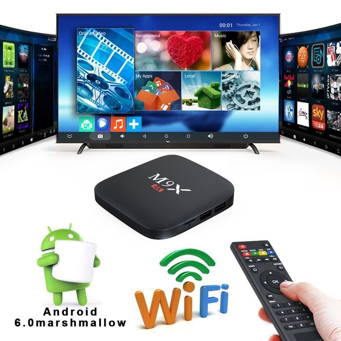 Kekilo M9X M1 Pro Kodi 16.1 Pre-installed Android 6.0 Marshmallow Amlogic S905X Quad Core TV Box 1GB 8GB 4K HD... N6