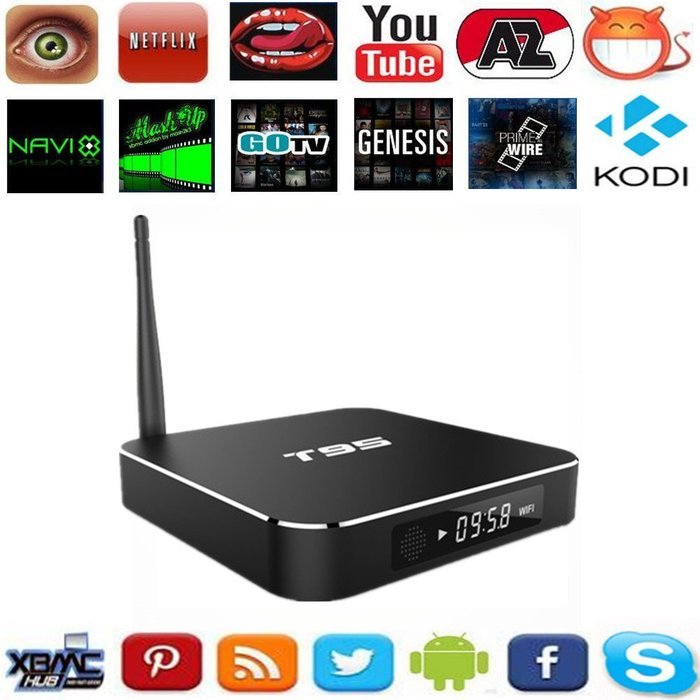 Kekilo M9X M1 Pro Kodi 16.1 Pre-installed Android 6.0 Marshmallow Amlogic S905X Quad Core TV Box 1GB 8GB 4K HD... N15