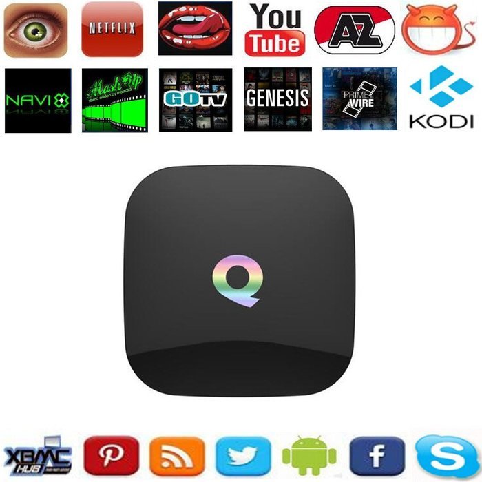 Kekilo Q Box Android 5.1 Q-Box Amlogic S905 Quad Core 2G 16G Dual WIFI 2.4G/5G 4K H.265 with Bluetooth 4.0 100...