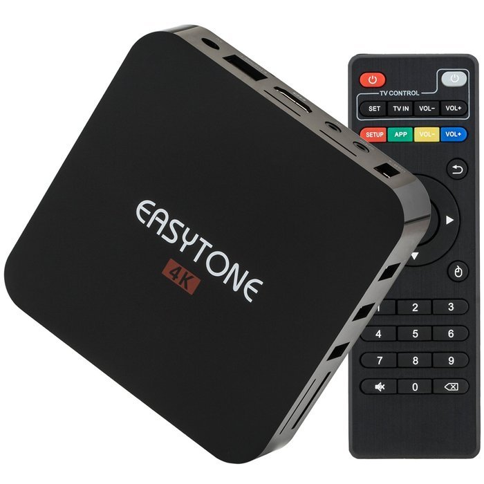 Easytone 4K Ultra HD Android 5.1 Lollipop Amlogic S905 OTT TV Box Quad-Core Google Netflix Streaming Media Player... N7