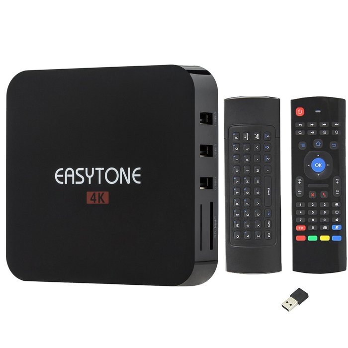 Easytone 4K Ultra HD Android 5.1 Lollipop Amlogic S905 OTT TV Box Quad-Core Google Netflix Streaming Media Player... N10