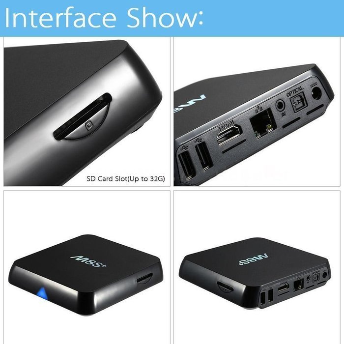 [Updated version EM95X]HONGYU Android 6.0 TV BOX HD KODI 16.0 Fully Loaded XBMC Amlogic S905X Quad Core 64bit... N13