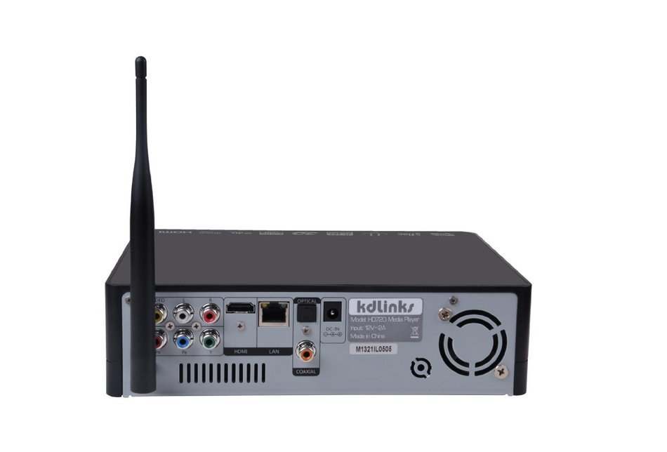 KDLINKS HD720 Extreme FULL HD 1080P 3D Media Player with Internal HDD Bay, Gigabit Network, Built-In Wifi N4
