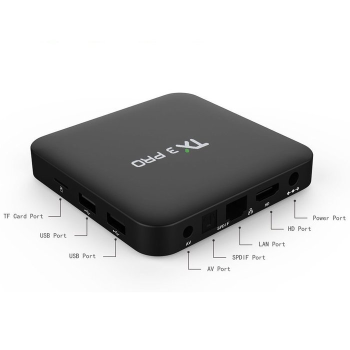 Mifanstech TX3 PRO Android 6.0 Marshmallow Amlogic S905X VP9 HDR 4K H.265 64BIT TV BOX Kodi 16.1 Pre-installed... N2