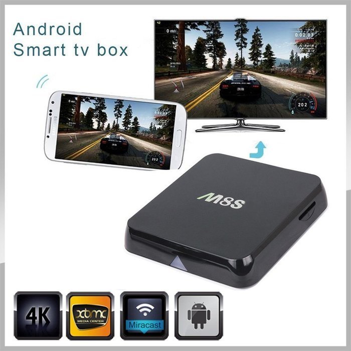 Vensmile-TECH M8S Amlogic S812 Quad Core XBMC Android 4.4 Tv Box with 2G RAM 8G ROM N5