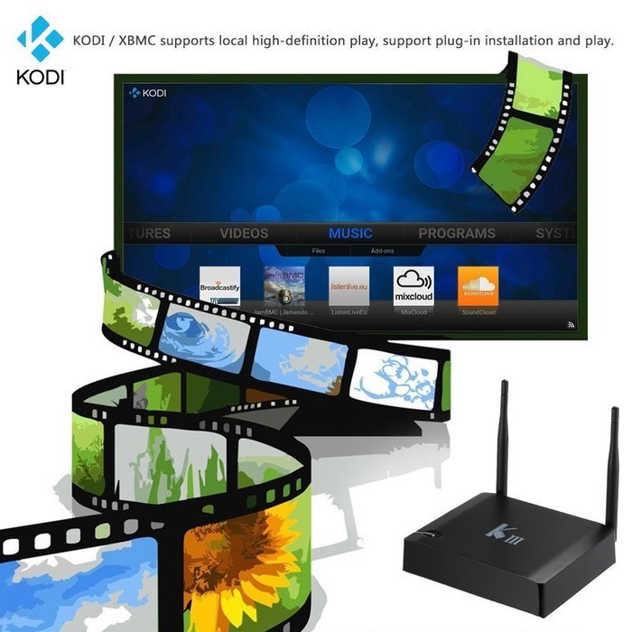 Fxexblin 4K Amlogic S905X Android 6.0 Android Marshmallow Smart TV Box Kodi 16.1 HDMI 1GB 8GB DLNA Streaming Media... N12