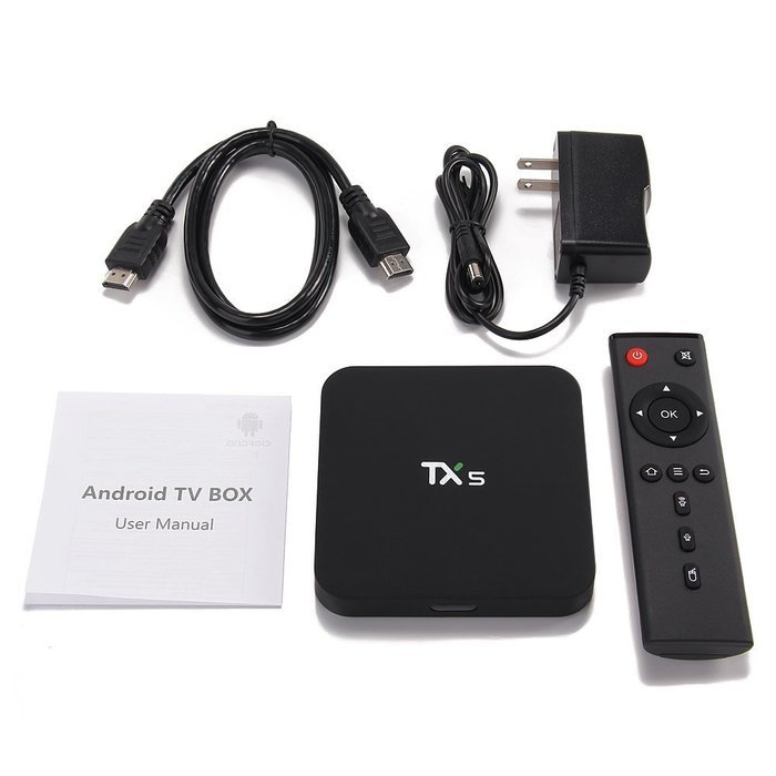 Fxexblin 4K Amlogic S905X Android 6.0 Android Marshmallow Smart TV Box Kodi 16.1 HDMI 1GB 8GB DLNA Streaming Media... N20