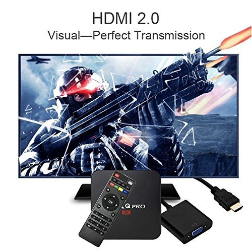 MXq pro 4K Android5.1 TV Box Amlogic S905 Quad Core DDR3 1G Nand Flash 8G HDMI 2.0 WIFI 4K 1080i/p Set Top Box 4K N7