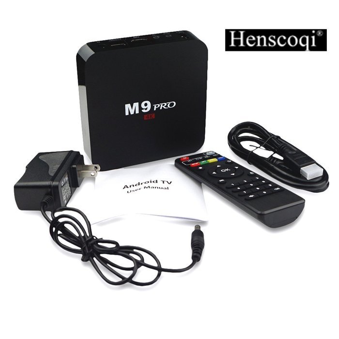 Henscoqi M9X M3 Pro Smart TV Box Amlogic S912 Octa Core ARM Cortex-A53 Android 6.0 RAM DDR3 3GB ROM Onboard eMMC... N17