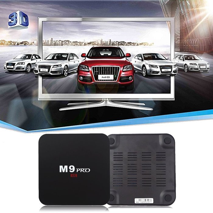 Henscoqi M9X M3 Pro Smart TV Box Amlogic S912 Octa Core ARM Cortex-A53 Android 6.0 RAM DDR3 3GB ROM Onboard eMMC... N19