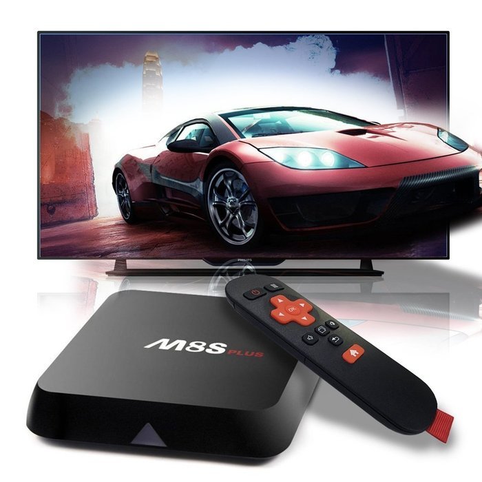 Henscoqi M8S Plus Android TV Box Amlogic S812 Quad Core 2G DDR 16G EMMC Memory Support Dual Band Wifi Bluetooth... N5