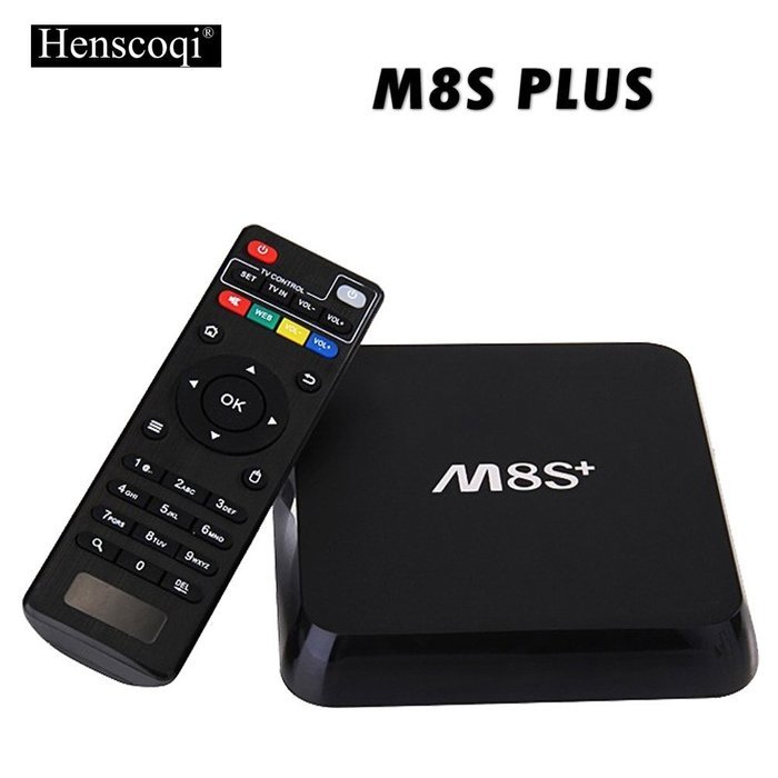 Henscoqi M8S Plus Android TV Box Amlogic S812 Quad Core 2G DDR 16G EMMC Memory Support Dual Band Wifi Bluetooth... N13