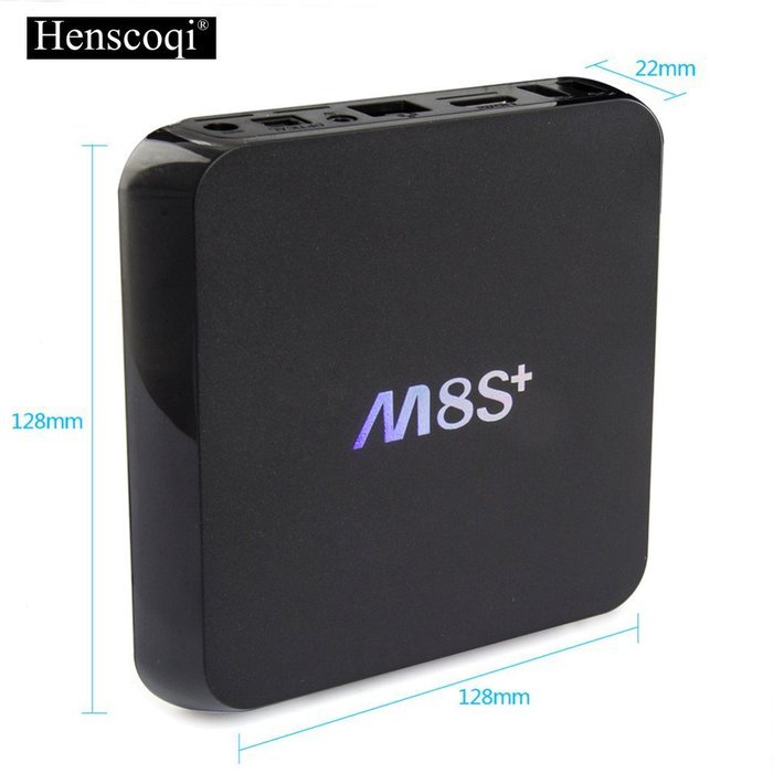 Henscoqi M8S Plus Android TV Box Amlogic S812 Quad Core 2G DDR 16G EMMC Memory Support Dual Band Wifi Bluetooth... N15