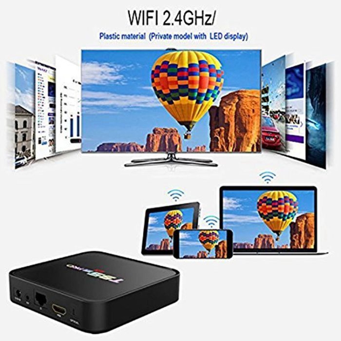 T95M Pro 4K KODI 16.1 Quad Core H.265 Android TV Box N6