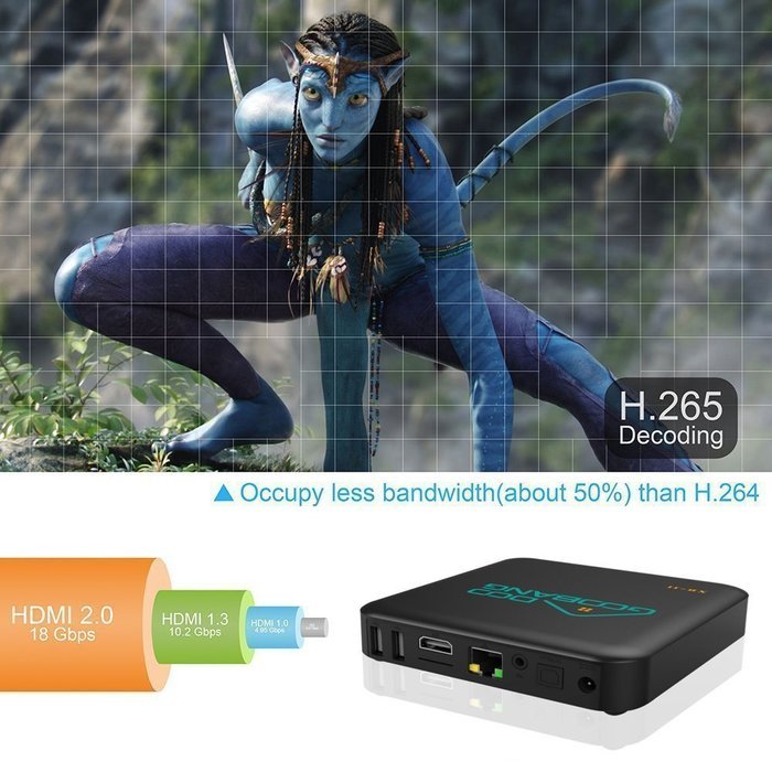 2017 Newest Model GooBang Doo XB-II Android 5.1 TV Box with 1000M Lan 16GB ROM, Unique GooBang Doo Server(OTA)... N9