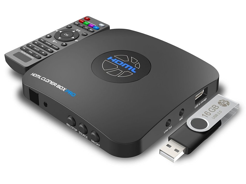 HDML-Cloner Box Pro, capture HD videos and game videos to USB storage device/PC for instant playback with the...