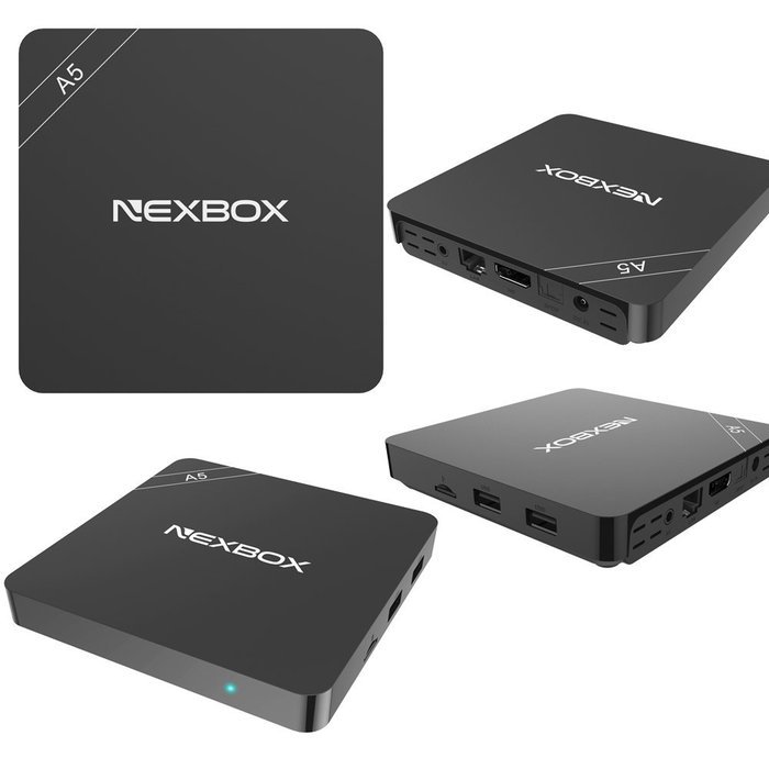 HONGYU&reg; NEXBOX A5 Android 6.0 TV BOX HD KODI 16.1 Fully Loaded XBMC Amlogic S905X Quad Core 64bit 2GB /16GB BT... N4